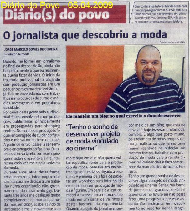 Jornal Diário do Povo (Abril&nbsp;2009)
