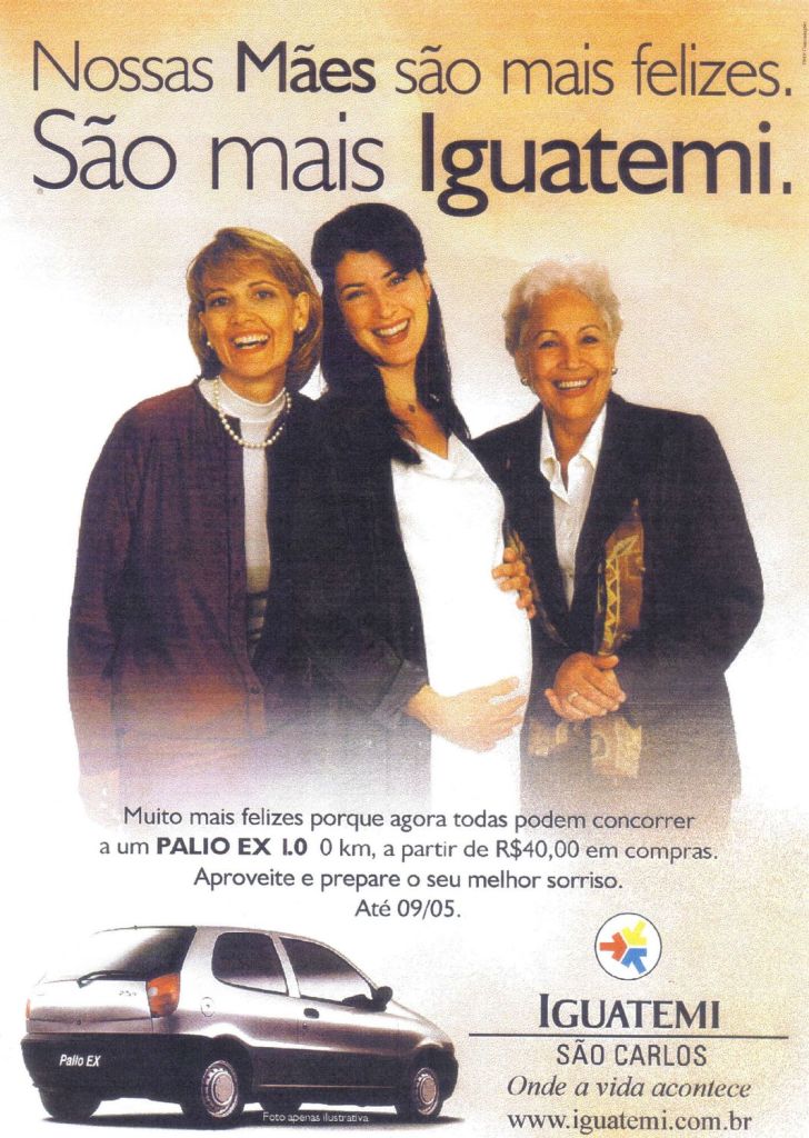Campanha Iguatemi São Carlos Dia das Mães&nbsp;1999