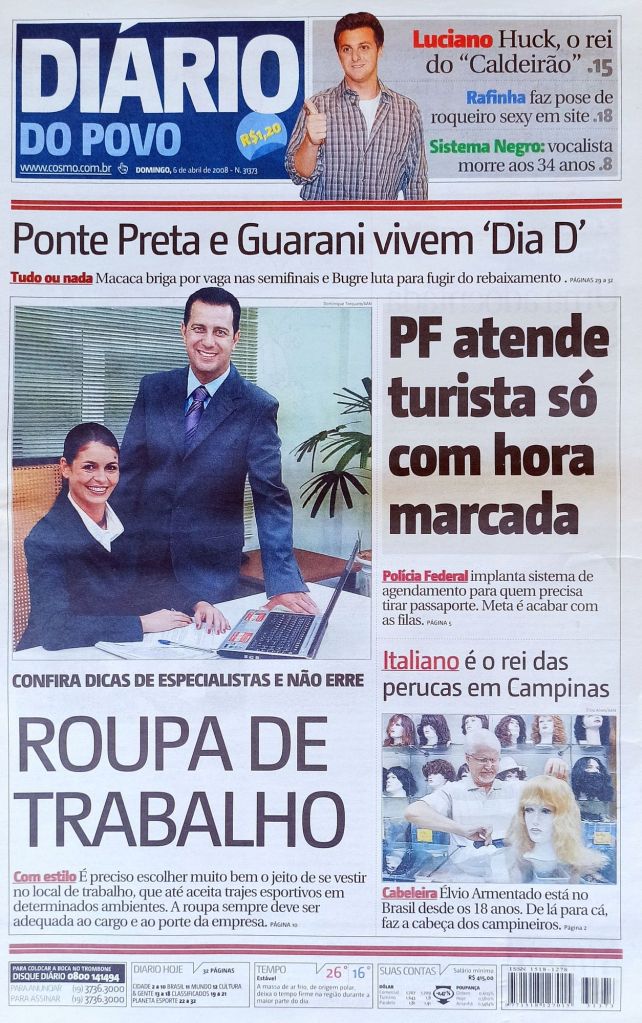 Caderno Cidade – Diário do Povo&nbsp;(2008)